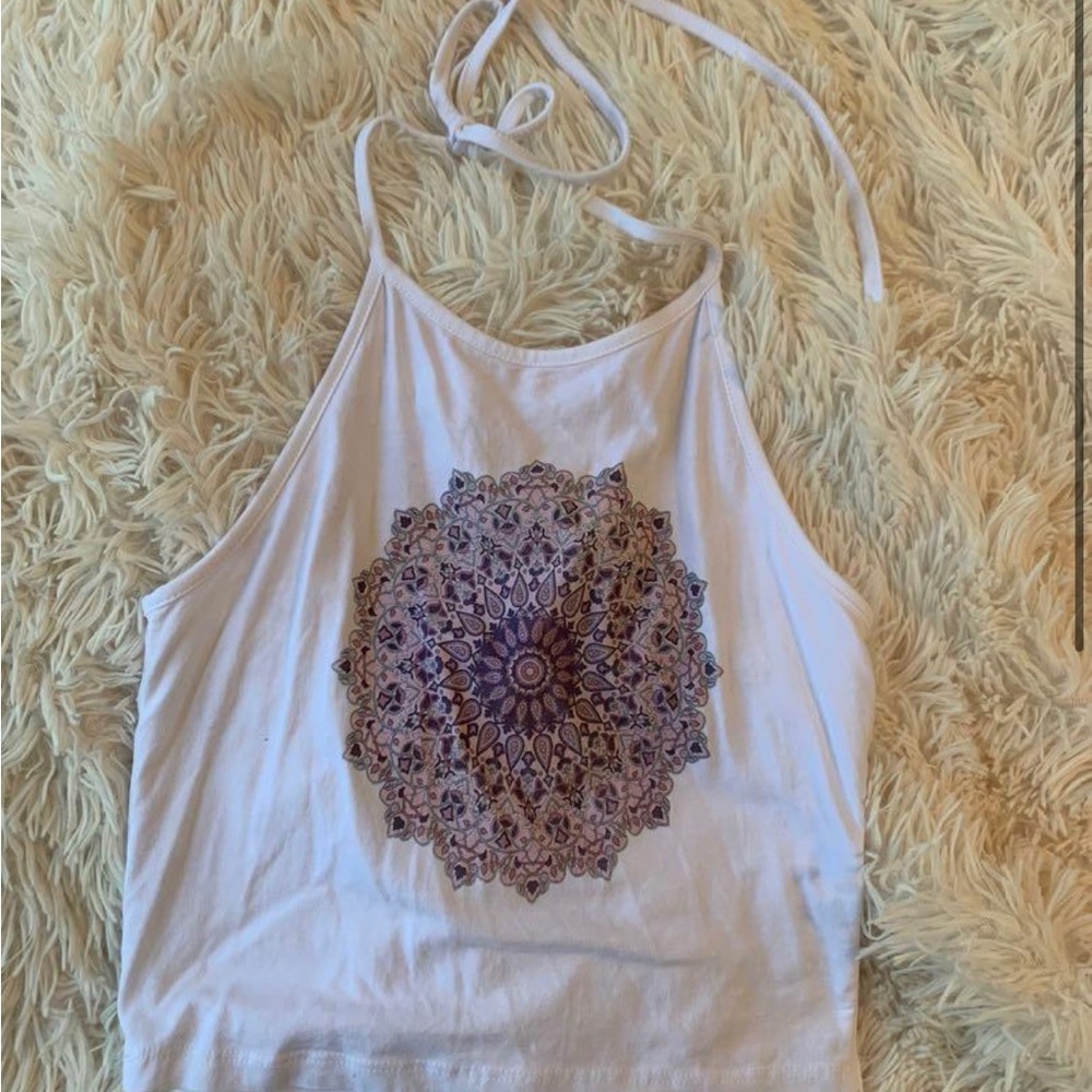 brandy melville mandala halter top